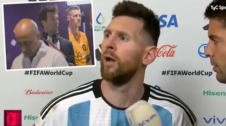 Lionel Messi Wout Weghorst