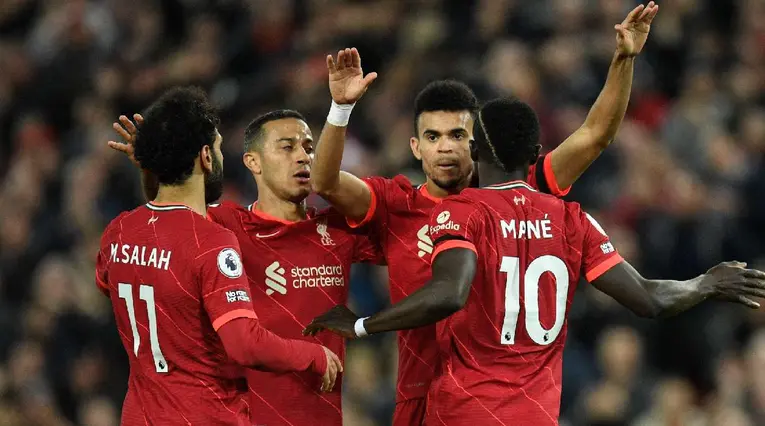 Liverpool goleó a Manchester United