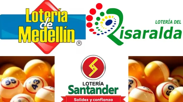 Resultados de la Lotería de Medellín, Risaralda y Santander