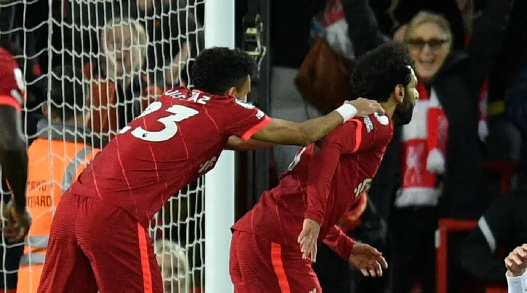 Luis Díaz y Mohamed Salah