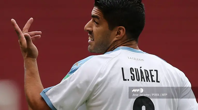 Luis Suárez, jugador de Uruguay