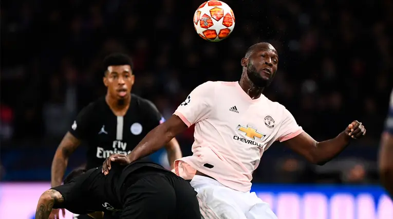 Romelo Lukaku, la figura del Manchester United ante el PSG.
