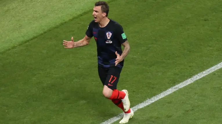 Mario Mandzukic fue la figura del encuentro ante Inglaterra