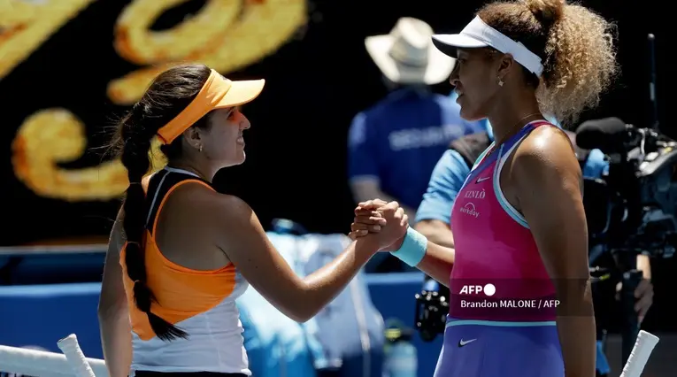 María Camila Osorio y Naomi Osaka