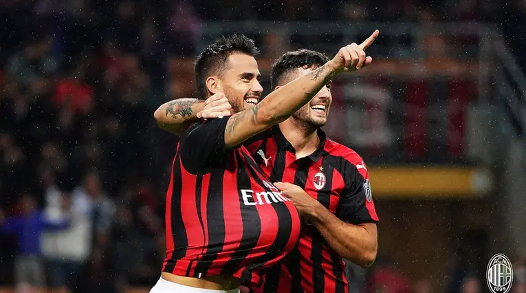 Jugadores del Milan
