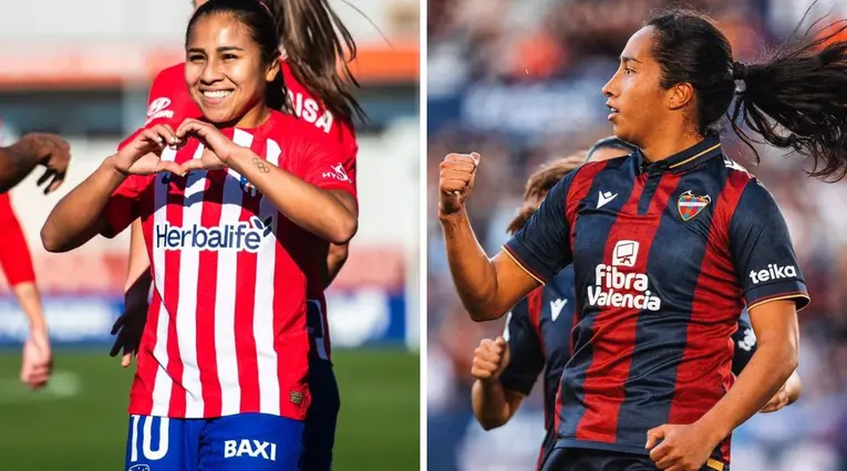 Leicy Santos y Mayra Ramírez, jugadoras colombianas
