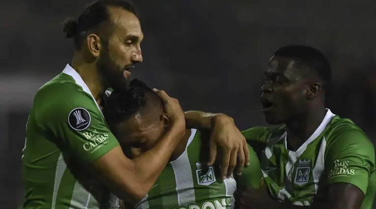Atlético Nacional en su debut en la Copa Libertadores