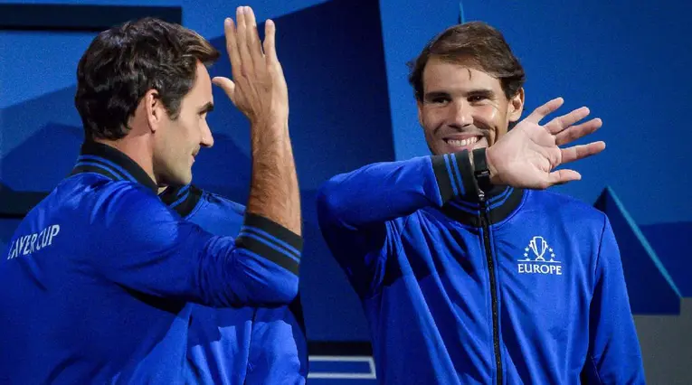 Rafael Nadal y Roger Federer