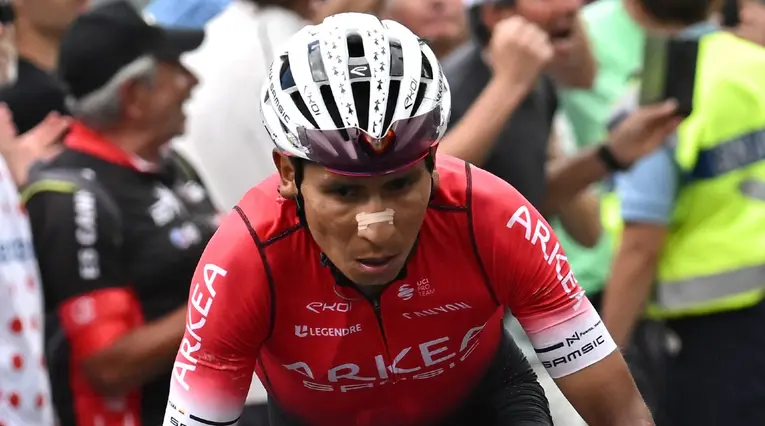 Nairo Quintana se fue del Arkea a finales de septiembre