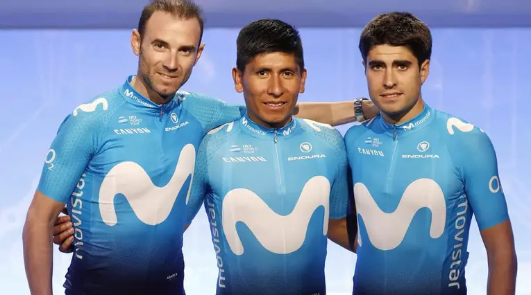 Alejandro Valverde, Nairo Quintana y Mikel Landa