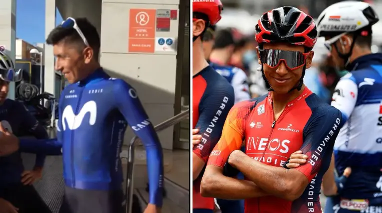 Nairo Quintana y Egan Bernal 2024