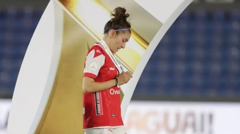 Natalia Gaitán, subcamepona de  la Copa Libertadores