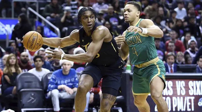Celtics sorprenden a campeones Raptors en la NBA