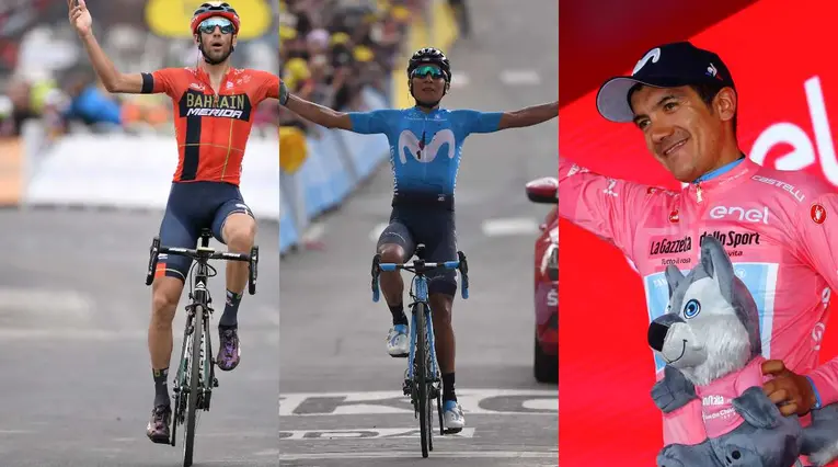 Nibali, Nairo, Carapaz