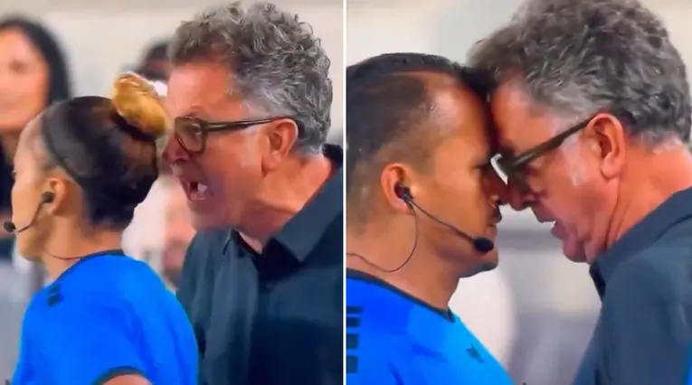 VIDEO: Juan Carlos Osorio se salió de casillas y peleó con un árbitro