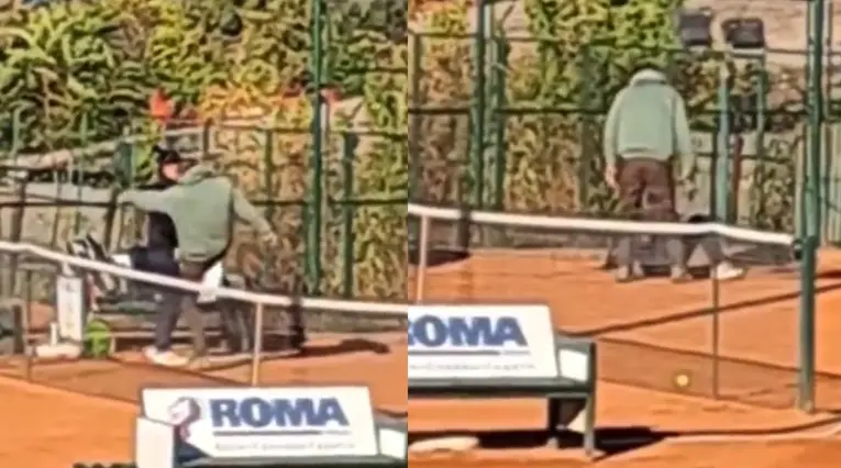 Padre agrede a su hija en un entrenamiento de tenis