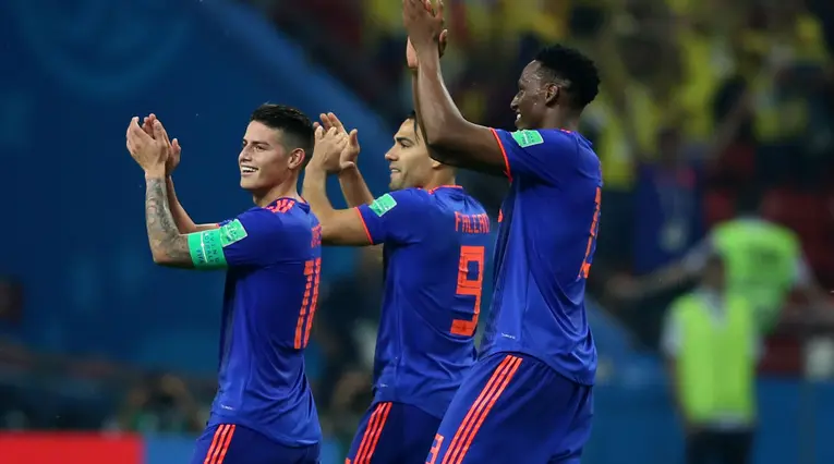 James, Falcao, Yerry Mina