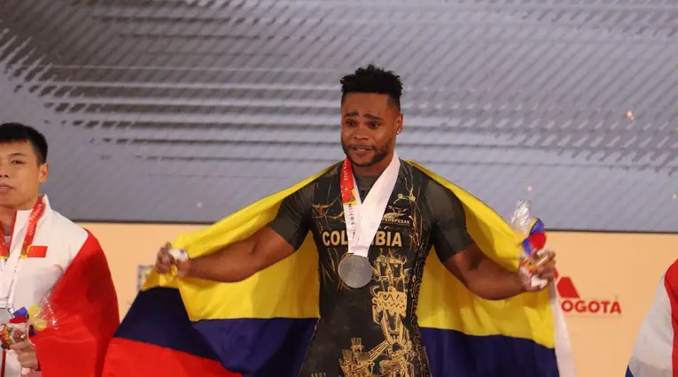 Francisco Mosquera, campeón Mundial de Levantamiento de pesas