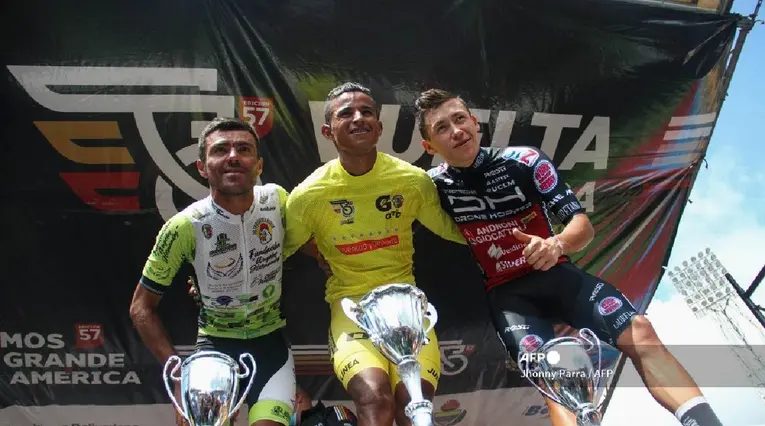Podio Vuelta al Táchira 2022