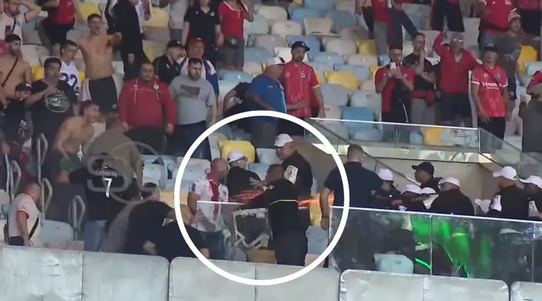 Policía - hinchas de Argentinos