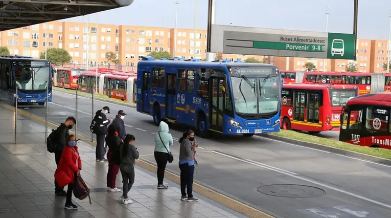 Portal Transmilenio cerrado por bloqueos