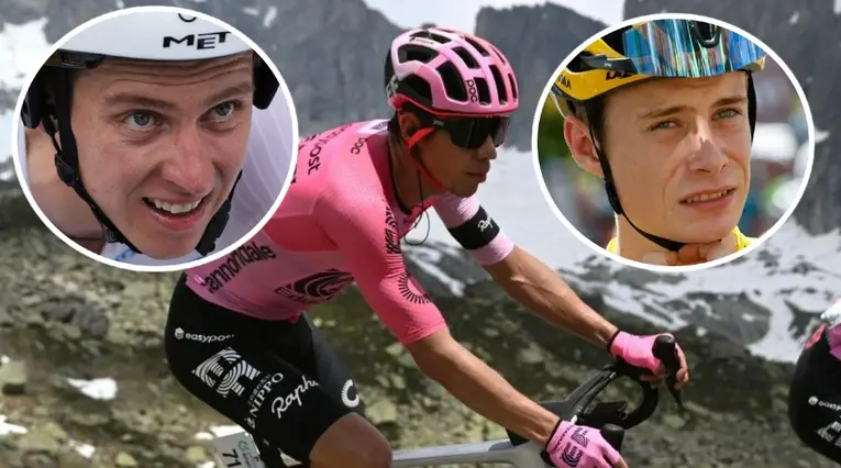 Rigoberto Urán Tadej Pogacar Jonas Vingegaard - Tour de Francia 2023