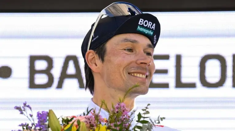 Primoz Roglic en la Vuelta a Cataluña 2025
