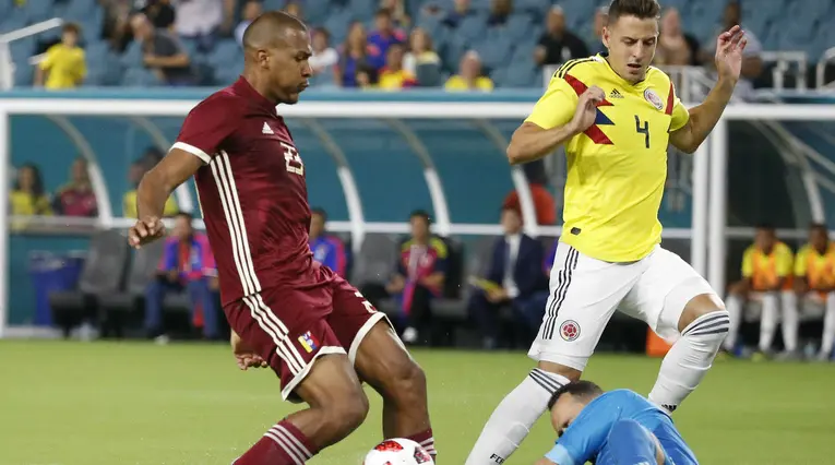 Santiago Arias, jugador colombiano del Atlético de Madrid