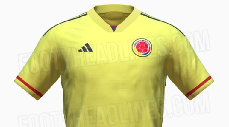 Selección Colombia nueva camiseta 2022