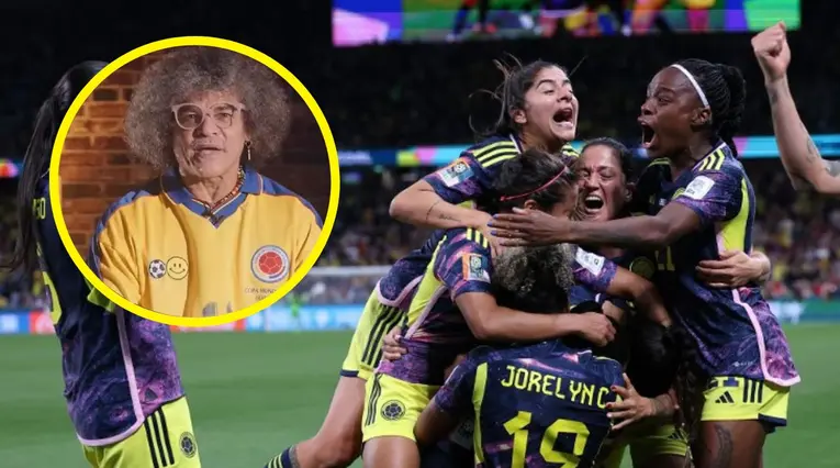 Selección Colombia Femenina y el Pibe Valderrama
