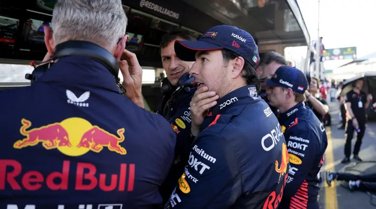 Sergio Pérez al final del Gran Premio de Australia