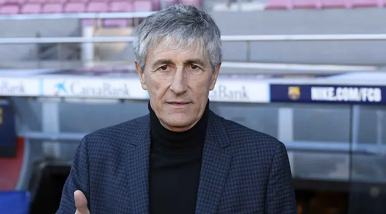 Quique Setién, nuevo técnico del Barcelona
