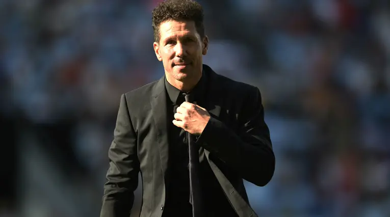 Diego Pablo Simeone, DT del Atlético de Madrid 