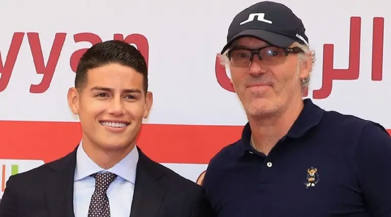 James y Laurent Blanc