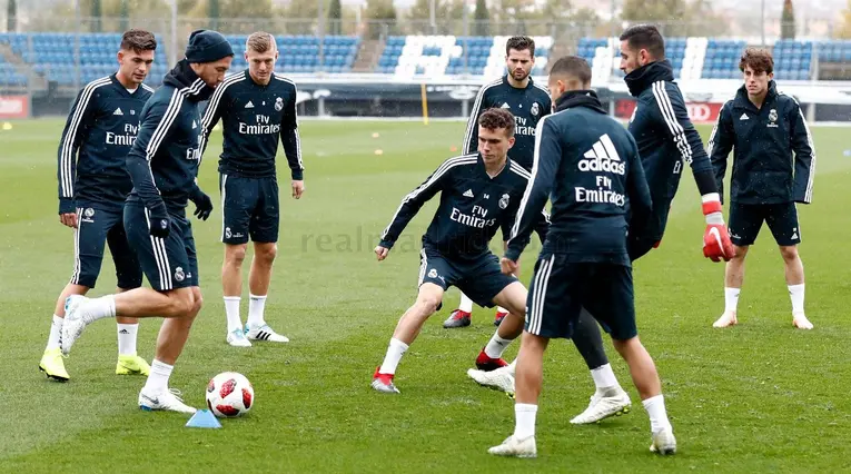 Santiago Solari, primer entrenamiento dirigiendo el Real Madrid