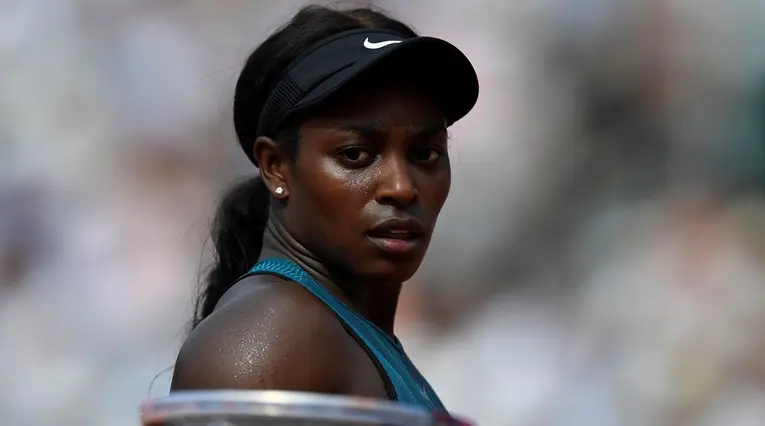 Sloane Stephens, en la final de Roland Garros ante Simona Halep  
