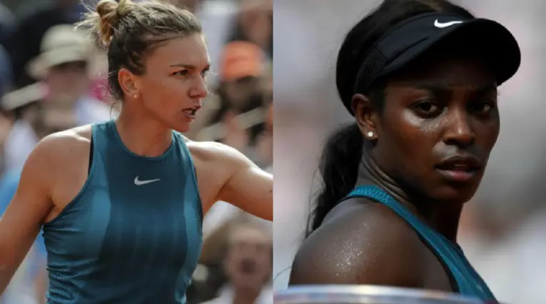 Simona Halep y Sloane Stephens