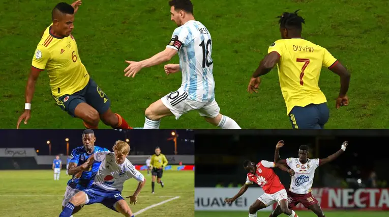 Willian Tesillo, Andrés Llinás y Dairon Mosquera