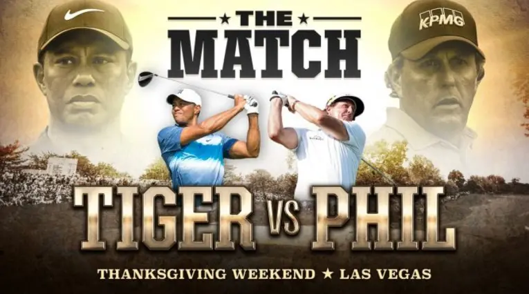 Tiger Woods vs Phil Mickelson, cartel oficial