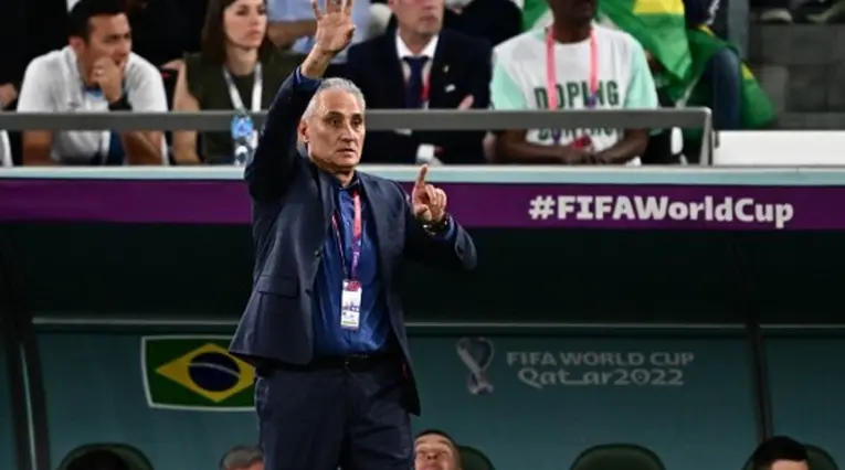 Tite, Mundial de Qatar con la Selección de Brasil