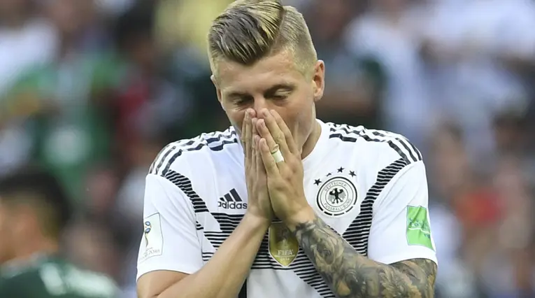 Toni Kroos en el debut de su Selección frente a México 