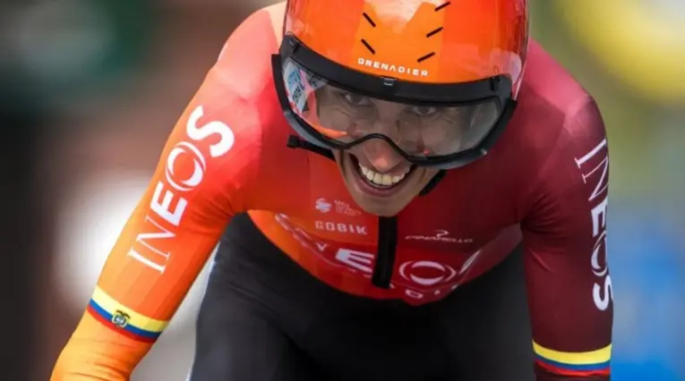 Egan Bernal en el Tour de Romandía 2024