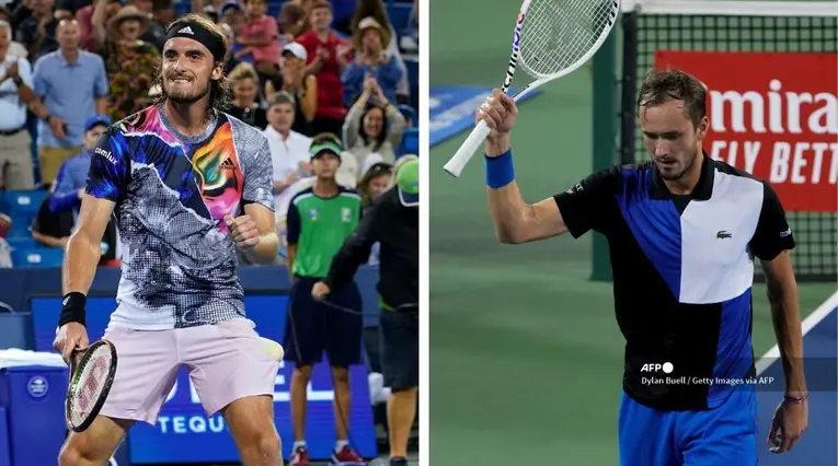 Tsitsipas y Medvedev