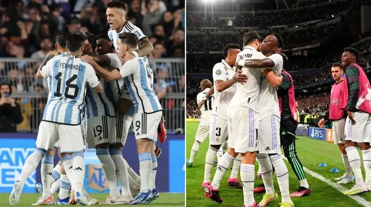 Selección Argentina y Real Madrid