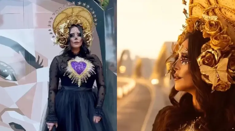 Vanessa Bryan hace homenaje a Kobe y su hija en el día de los muertos