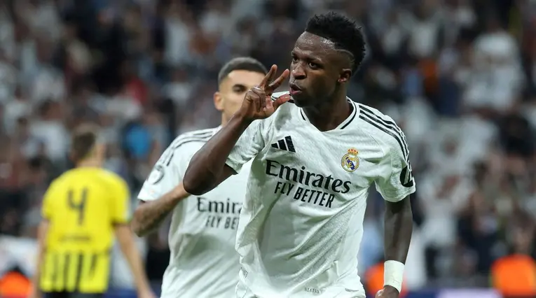 Vinícius con el Real Madrid