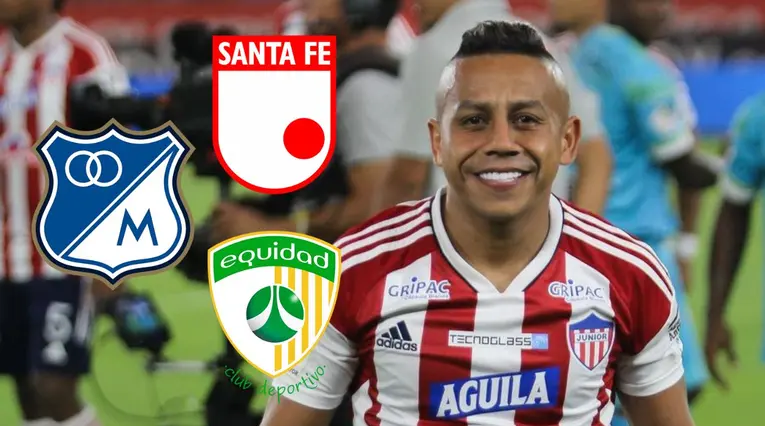 Vladimir Hernández con equipos del fútbol colombiano