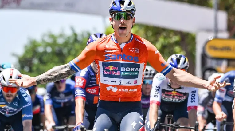 Tour Down Under 2025: Sam Welsford repitió la hazaña y ganó la etapa
