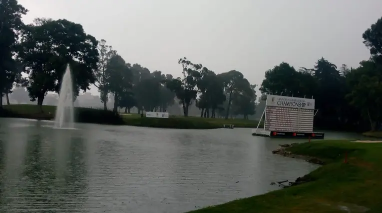 Fuertes lluvias en el Country Club de Bogotá