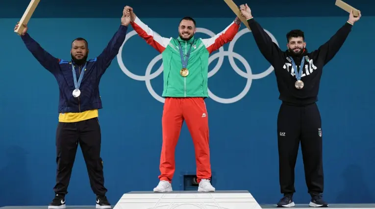 Yeison López podio olímpico